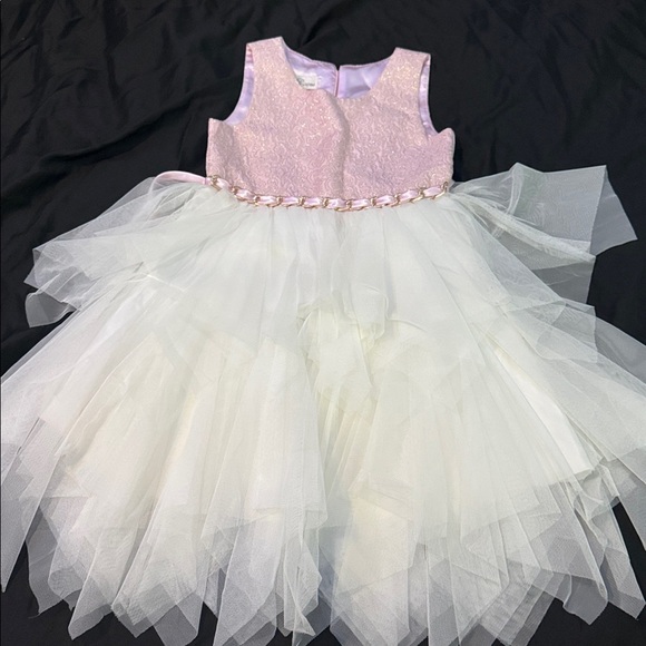 Couture Princess Other - Elegant Pink and White Kids Dress